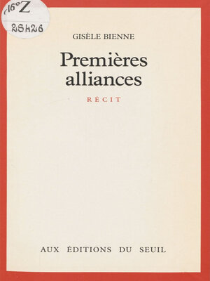 cover image of Premières alliances